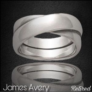 James Avery Accessories James Avery Endless Love Thick Hefty Crossover Band Ring Sz 2 Poshmark